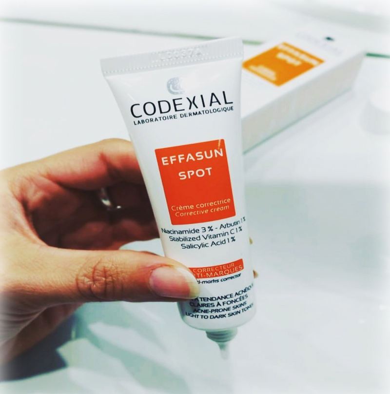 Kem dưỡng trắng da và làm mờ đốm thâm nâu hoàn hảo Codexial effasun spot cream